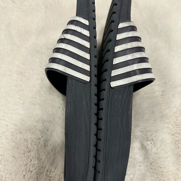 Men’s Hunter brand slides blue and white stripes size 8 - Picture 5 of 6